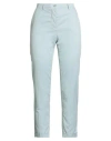 19.70 Nineteen Seventy Woman Pants Sky Blue Size 4 Cotton, Linen, Elastane In Blue