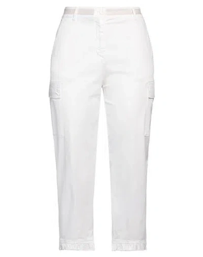 19.70 Nineteen Seventy Cropped Pants In White