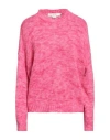 19.70 Nineteen Seventy Woman Sweater Pink Size L Alpaca Wool, Cotton, Wool In Pink
