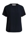 19.70 Nineteen Seventy Woman T-shirt Midnight Blue Size M Lyocell, Cotton