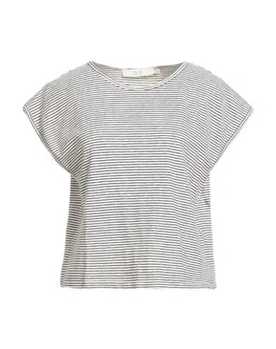 19.70 Nineteen Seventy Woman T-shirt Navy Size Xl Cotton, Viscose, Elastane In Blue