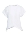 19.70 Nineteen Seventy Woman T-shirt White Size Xs Cotton, Elastane In White