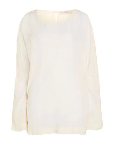 19.70 Nineteen Seventy Woman Top Beige Size 6 Viscose In Sand