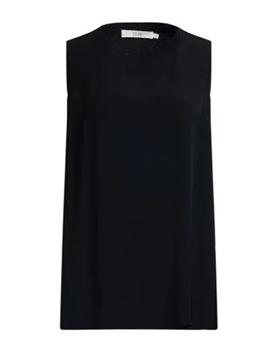 19.70 Nineteen Seventy Woman Top Black Size M Lyocell, Cotton