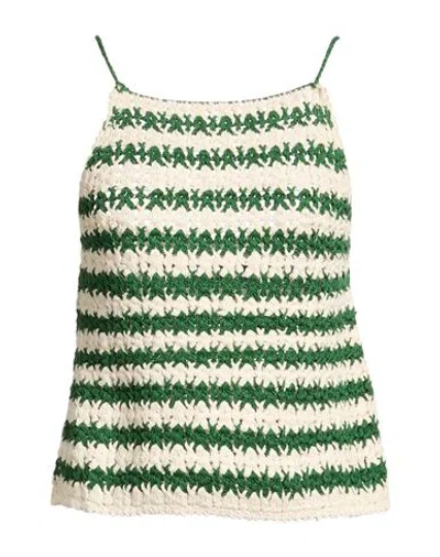 19.70 Nineteen Seventy Woman Top Green Size S Cotton