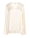 19.70 Nineteen Seventy Woman Top Ivory Size 10 Viscose