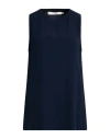 19.70 Nineteen Seventy Woman Top Midnight Blue Size S Lyocell, Cotton, Acetate, Silk