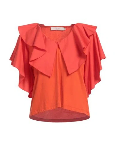 19.70 Nineteen Seventy Woman Top Orange Size M Cotton
