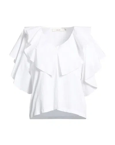 19.70 Nineteen Seventy Woman Top White Size L Cotton