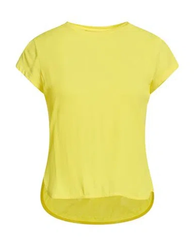 19.70 Nineteen Seventy Woman Top Yellow Size L Lyocell, Cotton, Acetate, Silk