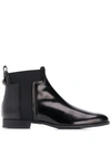 TOD'S LEATHER ANKLE BOOTS