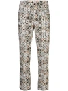 SMYTHE GRAPHIC PRINT STRAIGHT LEG TROUSERS