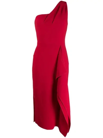 Roland Mouret 'rivoli' Kleid In Red