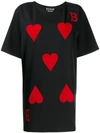 BOUTIQUE MOSCHINO 'FIVE OF B' T-SHIRTKLEID