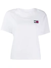 TOMMY JEANS LOGO EMBROIDERED T-SHIRT