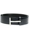 TOM FORD TOM FORD LOGO BUCKLE BELT - BLUE