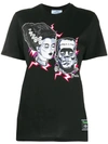 PRADA PRADA COUPLE PRINT T-SHIRT - BLACK