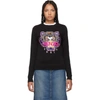 KENZO KENZO BLACK CLASSIC TIGER HEAD SWEATSHIRT