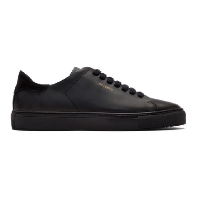 Axel Arigato Black Clean 90 Low-top Leather Sneakers - 黑色 In Black