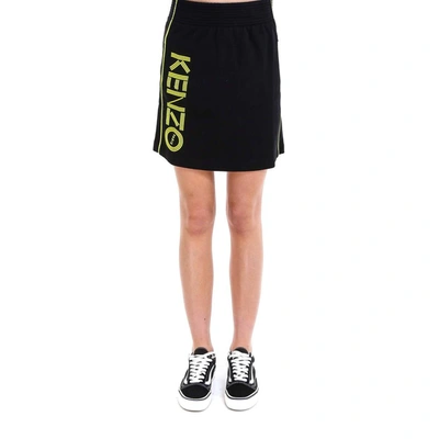 Kenzo A-line Sports Skirt In Black