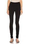 Totême Toteme Leggings With Zip Cuffs In Black