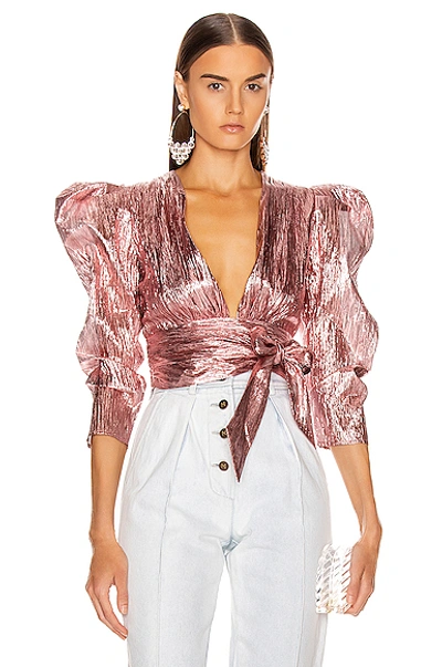 Atoir Close Call Crop Top In Orchid Pink