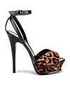 SAINT LAURENT Tribute Leopard Platform Heels,SLAU-WZ491