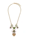 DOLCE & GABBANA FLORAL NECKLACE