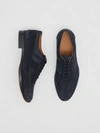 BURBERRY Neoprene Panel Suede Lace-up Shoes