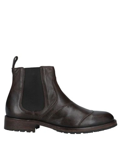 Belstaff Boots In Dark Brown