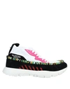 Valentino Heroes Tribe Stretch-mesh And Suede Trainers In White