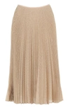 FENDI FENDI PLEATED A LINE MIDI SKIRT