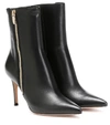 GIANVITO ROSSI LEATHER ANKLE BOOTS,P00411347