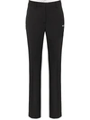 OFF-WHITE HIGH-WAISTED TAILORED TROUSERS