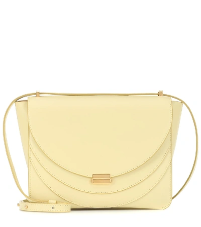 Wandler Luna Leather Shoulder Bag In Yellow