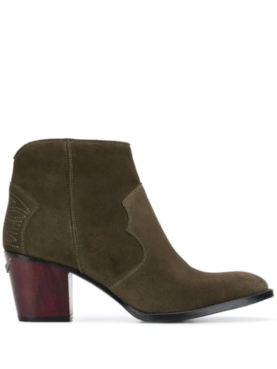 Zadig & Voltaire Molly Boots In Green