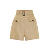 ZIMMERMANN SURAYA HIGH-RISE LINEN SHORTS,P00398698