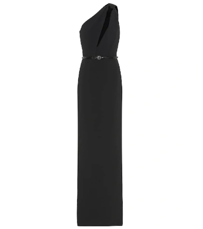 Saint Laurent One Shoulder Long Dress - 黑色 In Black