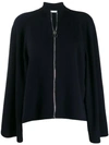 GIVENCHY WIDE SLEEVE ZIPPED CARDIGAN