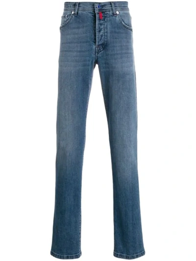 Kiton Cotton Jeans In Blue