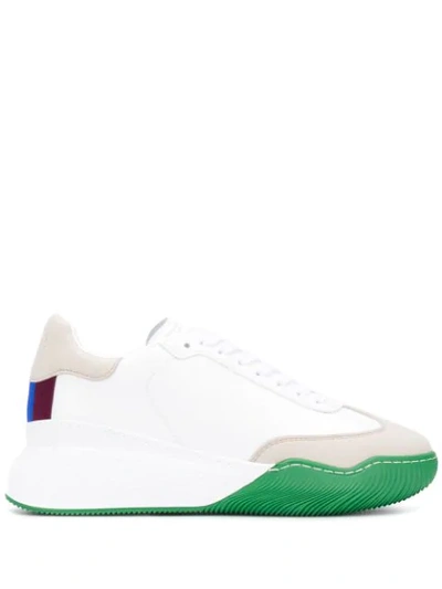 Stella Mccartney White Loop Low-top Chunky Sneakers - 白色 In White