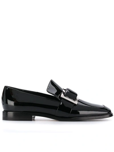 Sergio Rossi Flat Moccasin-25 In Nero