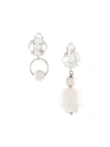 JUSTINE CLENQUET JUSTINE CLENQUET LAURIE CLIP EARRINGS - 银色