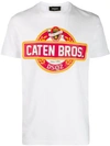 DSQUARED2 CATEN BROS PRINT T-SHIRT