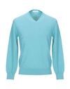 Cruciani Cashmere Blend In Turquoise