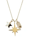 Sydney Evan 14k Enamel & Diamond Star Charm Necklace In Gold