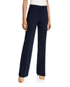 Kobi Halperin Plus Size Meghan Ponte Flare Pants In Navy