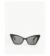 SAINT LAURENT NEW WAVE SL244 VICTOIRE CAT-EYE FRAME SUNGLASSES,779-10017-889652160399