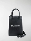 BALENCIAGA SHOPPING LOGO PRINT TOTE BAG,14196558