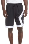 Jordan Jumpman Diamond Athletic Shorts In Black/ White/ Gunsmoke/ White